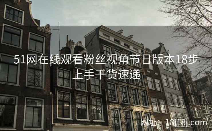 51网在线观看粉丝视角节日版本18步上手干货速递