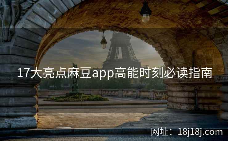 17大亮点麻豆app高能时刻必读指南